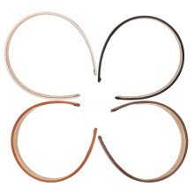 Lederstirnband für Damen im Retro-Stil, 4-teilig