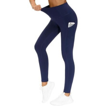 Vastag, magas derekú jóganadrág zsebekkel, hasizmoló edzéshez futó jóga leggings nőknek