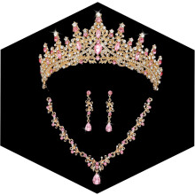 Svatební tiara a koruna s křišťálovými kamínky