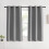Silver Grey Blackout Curtain Panels 2-Pack 42x60 Inches 1