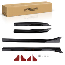 Black ABS Side Skirt Extension Kit for Tesla Model 3 2017-2023 Body Panel