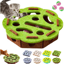 Cat Scratch Puzzle Enrichment Box with Bell 1pc