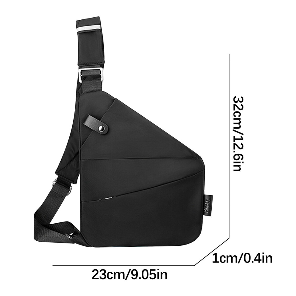 Lightweight Nylon Crossbody Jewelry Storage Bag for Men â Compatible with Small Makeup & Accessories