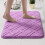 Purple Microfiber Bath Mat 40x60cm Non-Slip Absorbent 1