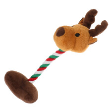 FRCOLOR Weihnachtsquietschhund - Plüschtier produzieren