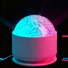 Projetor Aurora Boreal - Projetor de Luz Aurora Recarregável com 16 Cores e Lâmpada de Iluminação Ambiente Galáxia com Controle Remoto por