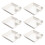 12Pièces Assiettes PP Blanches Coupelle Pour Cuisine Maison 2