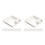 12Pièces Assiettes PP Blanches Coupelle Pour Cuisine Maison 5