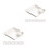 12Pièces Assiettes PP Blanches Coupelle Pour Cuisine Maison 6