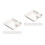 12Pièces Assiettes PP Blanches Coupelle Pour Cuisine Maison 7