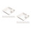 12Pièces Assiettes PP Blanches Coupelle Pour Cuisine Maison 10
