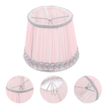 Pink Chiffon Lamp Shade for Small Table Lamps