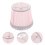 Pink Chiffon Lamp Shade for Small Table Lamps 1