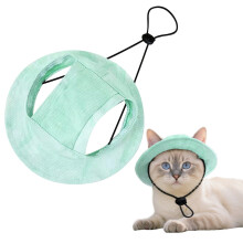 Dog & Cat Bucket Hat – UV Protection, Adjustable Strap, Anti-Strangulation, for Small/Medium Pets, Walking/Travel/Camping