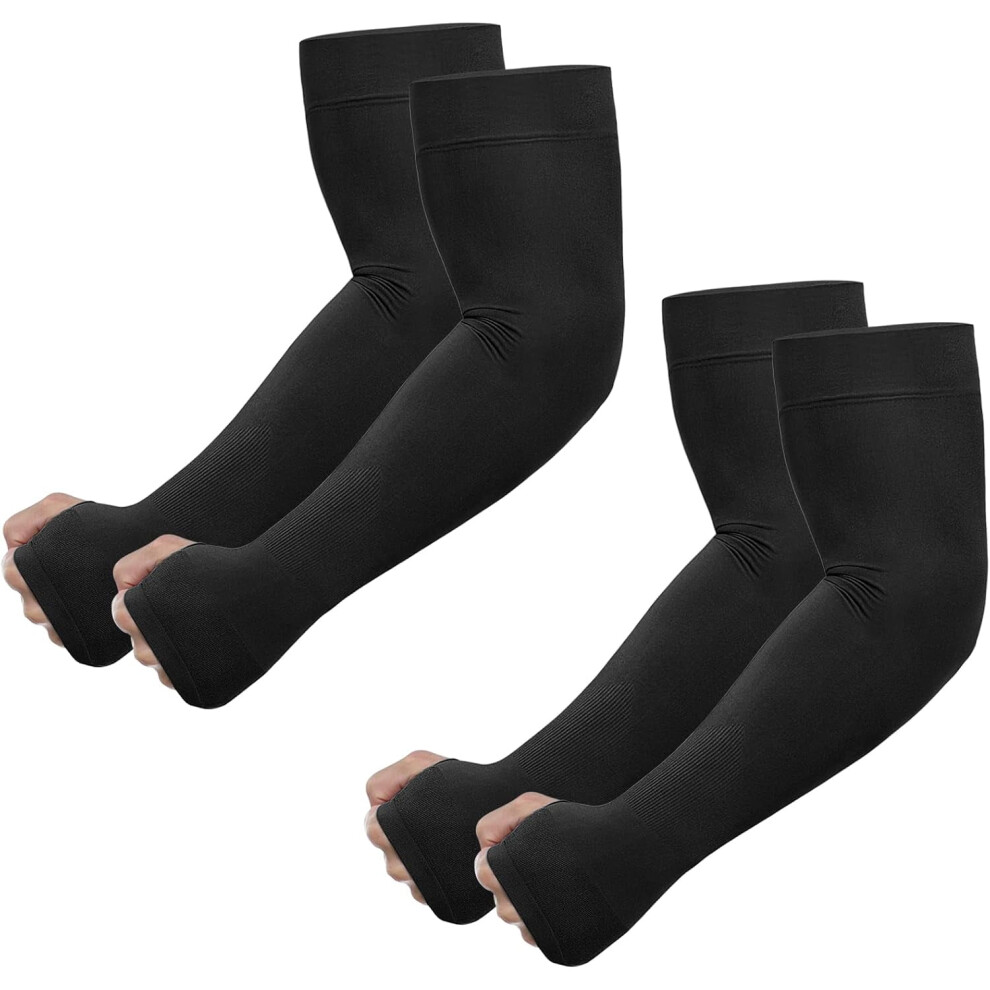 UV Protection Arm Sleeves with Thumb Hole, Cooling