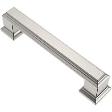 10-pack borstade skåphandtag i satin nickel, 96 mm hål i mitten av köksskåp för skåp och lådor AL3071SN