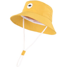 Chapeau bob bébé à large bord, protection solaire, casquette de plage pour filles, mignon et ajustable, chapeau de soleil d'extérieur pour