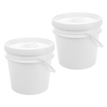 Plastic emmer voor babydoekjes, 2 stuks, 8,1 x 8,1 x 7,7 inch