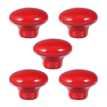 Láimhseálacha Tarraingthe do Chomh-Aireachta Cistine Ceirmeach Babhta Marthanacha Tinksky5pcs - Méid S (Dearg)