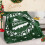 Green Wreath Throw Blanket 60 x 80 Inches 1