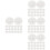 400Pièces Disques Stop ABS Transparent Usage Polyvalent 8