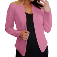 Kukoosong Blazers for Women Business Casual Long Sleeve Open Front Suit Jackets