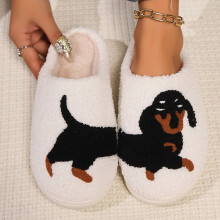 Pantoufles douillettes en peluche sur le thème de Noël et d'Halloween pour hommes et femmes, plusieurs modèles festifs, pantoufles confortables