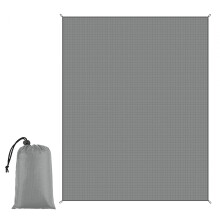 Camping Blanket Picnic Mat Waterproof Foldable Beach Mat Dark Gray