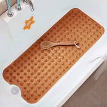 Badewannenmatte „Baumknospe“, 99 x 41 cm, rutschfest, maschinenwaschbar, BPA-frei, kompatibel mit Standardbadewannen