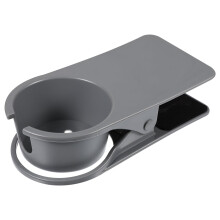 Becherhalterclip für den Schreibtisch – Edelstahl & ABS