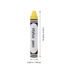 7-delige lijst schrijftablet met capacitieve pen, soepel schrijvend, 1,4 x 1,4 x 8,5 cm