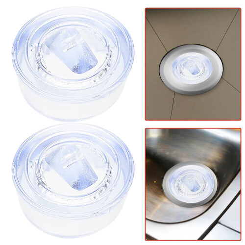 Lot de 10 petits bouchons de voyage transparents pour évier