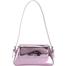Damen-Hobo-Tasche aus Lackleder, Schultertasche, modische glänzende Handtasche, strukturierte Tasche, Henkeltasche