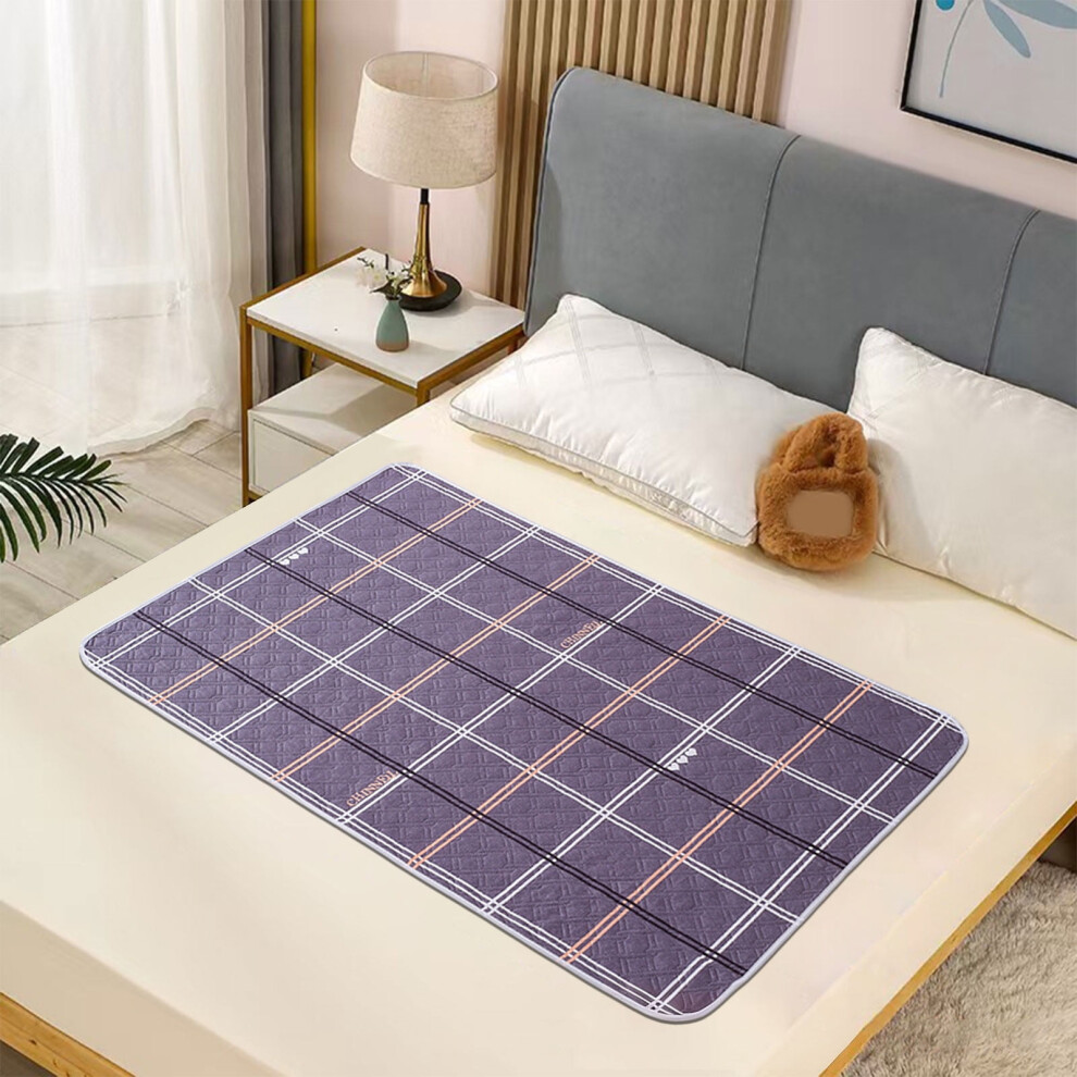 Bed Pads 39x59" Washable Soft Reusable Pee Pads for Incontinence, Waterproof Mattress Protector for Adults, Elderly, Home Bedroom Supplies