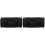 2Pièces De Rangement Noir Cuir Synthétique Durable 4