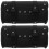 2Pièces De Rangement Noir Cuir Synthétique Durable 7