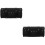 2Pièces De Rangement Noir Cuir Synthétique Durable 8
