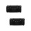 2Pièces De Rangement Noir Cuir Synthétique Durable 9