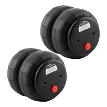 Pair Standard 2600lbs Air Suspension Spring Bag Bellows 1/2"npt Single Port