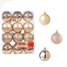 24 bruchsichere, türkisfarbene Weihnachtskugeln (3 cm Durchmesser) für Feiertage, Partys, als Baumschmuck und für besondere Anlässe.
