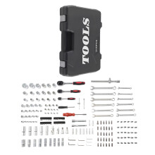 216PCS Comprehensive Socket Set 1/4" 3/8" 1/2" Drive Ratchet Tool Kit