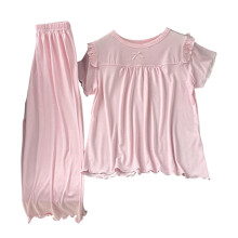Conjunto de ropa infantil Ediodpoh para niñas, atuendo casual de verano con cintura elástica y pantuflas, rosa, 18-24 meses.
