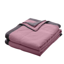Cooling Blanket for Hot Sleepers - Silk & Cotton Filled, Double-Sided Cold Effect, Lightweight All-Season Throw for Night Sweats, Machine Washable