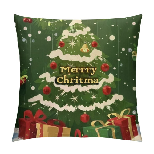 Kort plyschkuddfodral set 45x45 cm