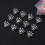 2Pièces Broches Pageant Argent Pour Fêtes Et Cadeaux 11
