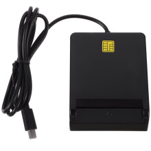 Lector de tarjetas inteligentes USB portátil para Windows Vista y X10.3.x+