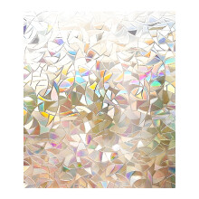 ACDANC Frosted Glass Window Film,3D Static Cling Window Privacy Film,Decorative Window Film
