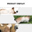 2Pcs Adorable Cat Figurine Brown Plastic Desktop Ornament 9