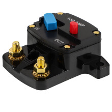 1 buc întrerupător de circuit auto dreptunghiular din plastic, protecție la suprasarcină, 8.0x7.0x3.0in