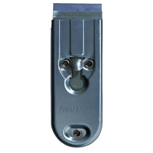 Push/Pull Window Scraper, Retractable Blade, Single-Edge Razor Blade | Bundle of 5 Each